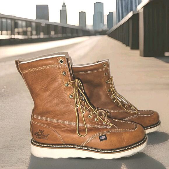 Thorogood Other - Thorogood American Heritage 8” Moc Toe Work Boots Full-Grain Leather Sz 11